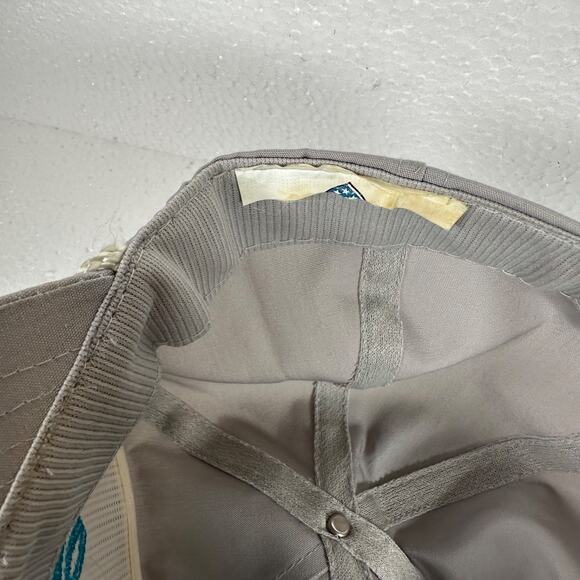 Vintage Maine Snapback Hat Gray Blue Embroidered Adjustable 80's Trucker - Picture 6 of 8